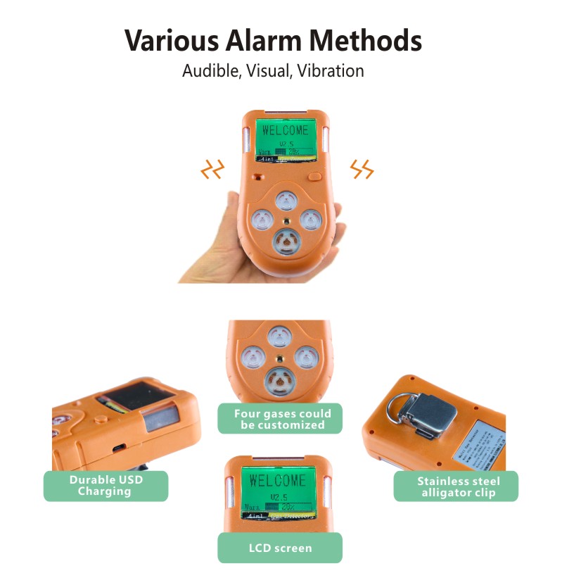 四合一气体检测仪有哪些使用注意事项?