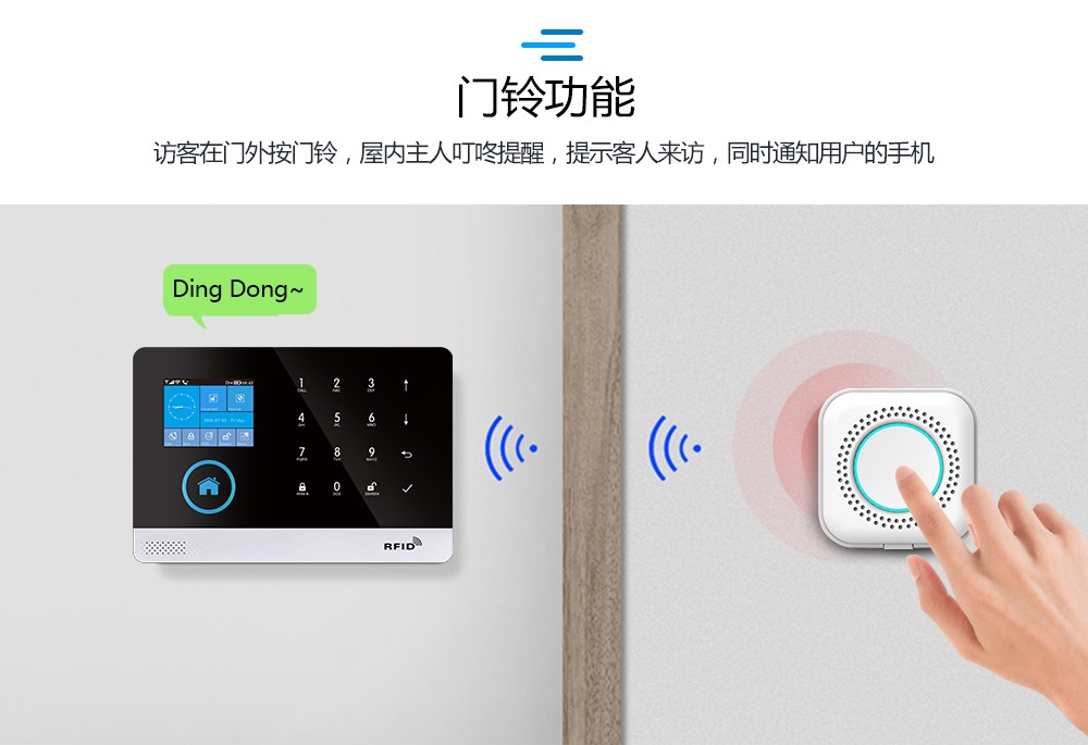 防盗报警主机 (型号HG-103)